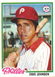 1978 Topps Baseball Cards      317     Dave Johnson